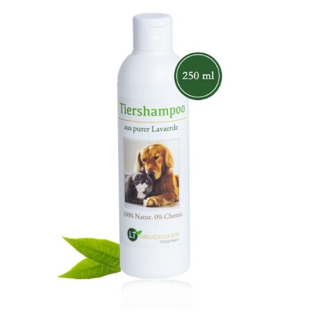Bio-Tiershampoo | chemie- und seifenfrei | hypoallergen | gegen Juckreiz | mit original marokkanischer Lavaerde | 250 ml | PUR