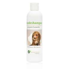 Hundeshampoo | Bio | sanfte Fellpflege ohne Chemie &amp; Seife | gegen Juckreiz | hypoallergen | mit original marokkanischer Lavaerde | 250 ml | neuer Glanz f&uuml;r Kurz- und Langfell