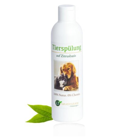 Tiersp&uuml;lung | Bio | sanfter Conditioner tensidfrei &amp; silikonfrei | hypoallergen | auf Zitrusbasis | 250 ml | neuer Glanz f&uuml;r Kurz- und Langfell | K&auml;mmhilfe Entfilzung