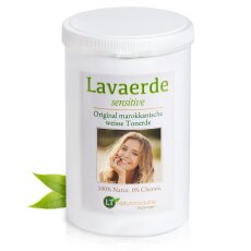 Lavaerde/Kaolin SENSITIVE | wei&szlig;es, feines Pulver | Original aus Marokko | 1 kg | Zur chemiefreien Haarw&auml;sche, K&ouml;rperpflege &amp; Peeling | Vegan | Anti Schuppen