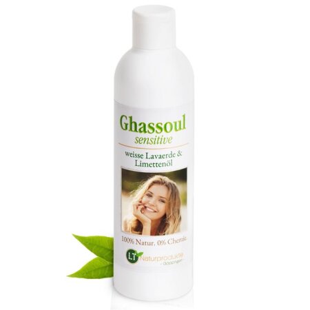 Lavaerde / Ghassoul, Fertigmischung, SENSITIVE, 250 ml, weiss mit Limettenduft