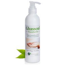 Lavaerde/Ghassoul Mischung zur Handw&auml;sche | mit original marokkanischer Tonerde | Limettenduft | chemie- &amp; seifenfrei | 250 ml mit Spender | vegan &amp; Bio | Wascherde