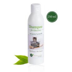 K&auml;tzchenshampoo | Bio | sanfte Pflege f&uuml;r kleine K&auml;tzchen ohne Chemie &amp; Seife | gegen Juckreiz | hypoallergen | mit original wei&szlig;er Lavaerde | 250 ml