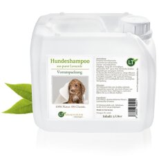 Hundeshampoo Vorratspackung | Bio | 3 Liter f&uuml;r Z&uuml;chter, Hundefriseure, Professionals | gegen Juckreiz | hypoallergen | mit original marokkanischer Lavaerde