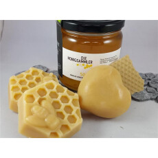 Naturseife Bees Honey | cremige, beruhigende Reinigung mit Robinienhonig | nur aus nat&uuml;rlichen Zutaten | vegan | 80 g