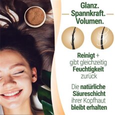 Tonerde | Original aus Marokko | 1 kg | feines braunes Pulver zur chemiefreien Haarw&auml;sche, K&ouml;rperpflege &amp; Peeling | vegan | Anti Schuppen