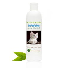 Katzenshampoo NoWater | Bio | sanfte Pflege ohne Aussp&uuml;len, Chemie &amp; Seife |  f&uuml;r wasserscheue und empfindliche Katzen | mit original marokkanischer Lavaerde | 250 ml