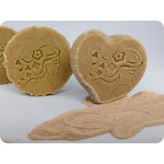 Haarseife Ghassoul Lavendelduft | handgesiedete...