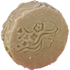 Haarseife Ghassoul Lavendelduft | handgesiedete Naturseife mit Bio-Avocado&ouml;l &amp; Kokos&ouml;l | bei fettigem Haar &amp; Unreinheiten | vegan | 80 g